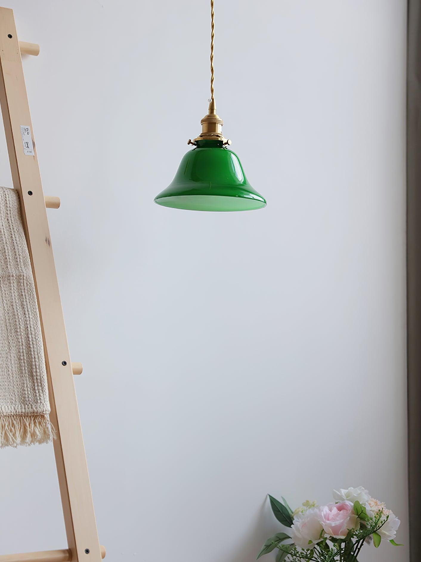 Green Bell Pendant Light - Letslighting