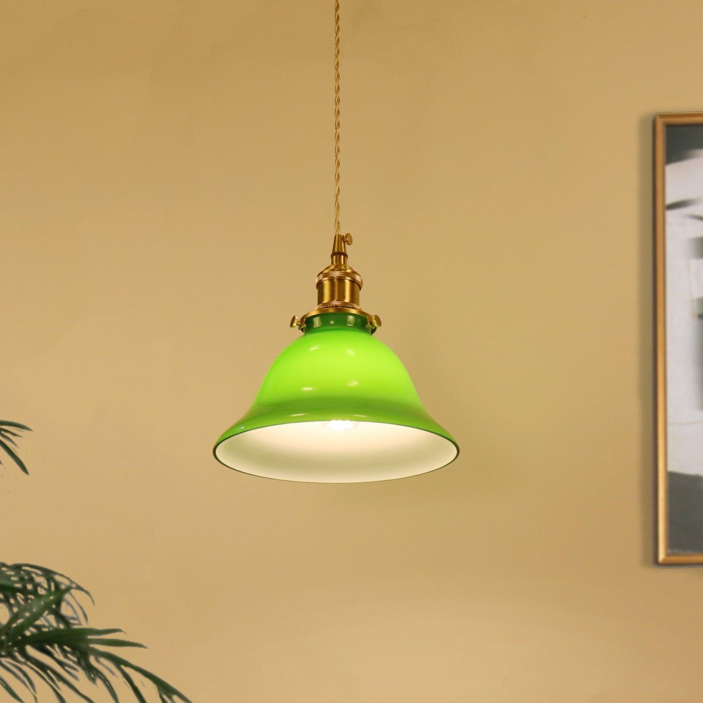 Green Bell Pendant Light - Letslighting