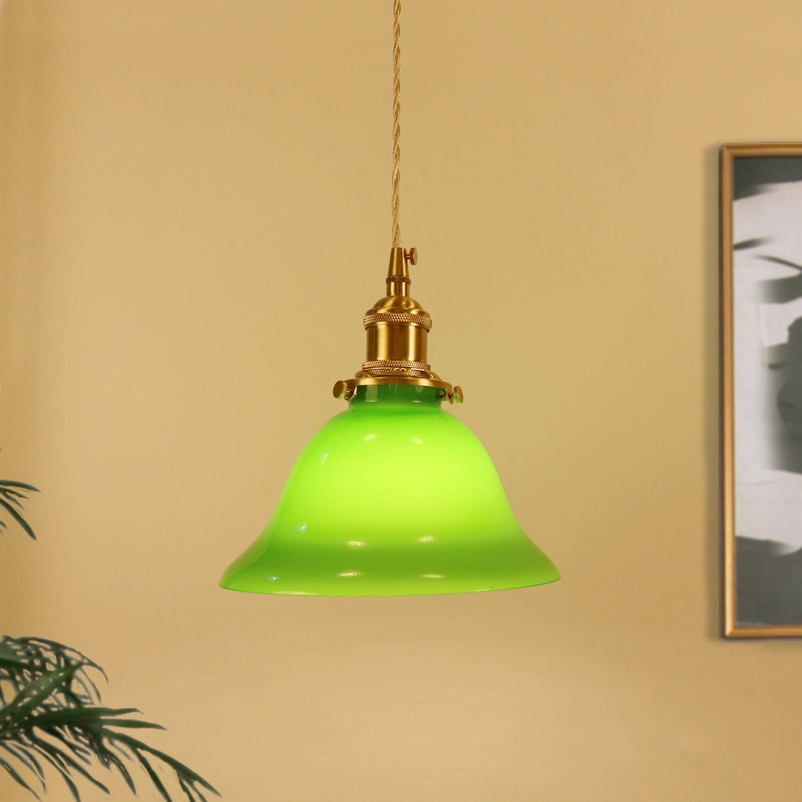 Green Bell Pendant Light - Letslighting