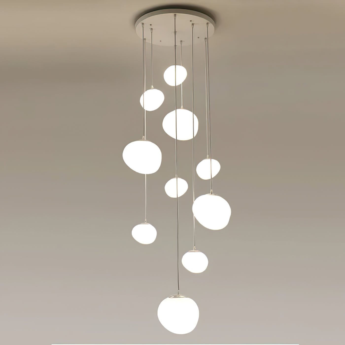 Gregg Stone Shape Glass Pendant Light - Letslighting