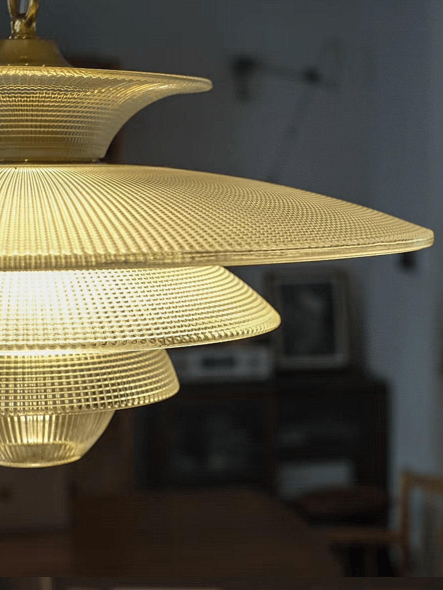 Grid Glass Pendant Light - Letslighting