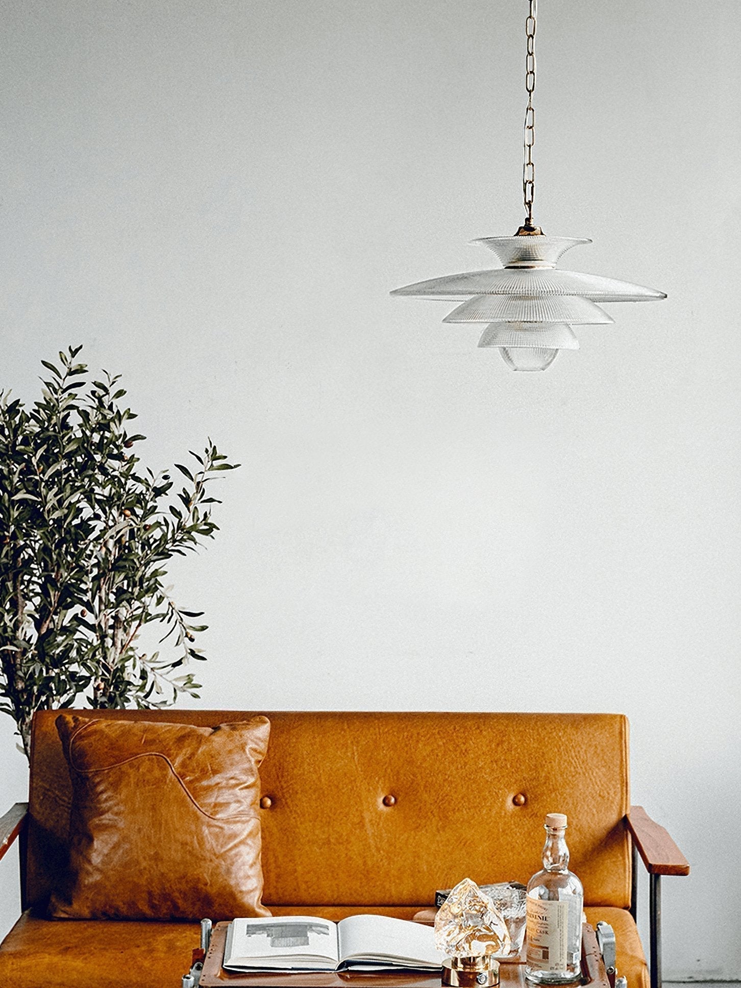 Grid Glass Pendant Light - Letslighting