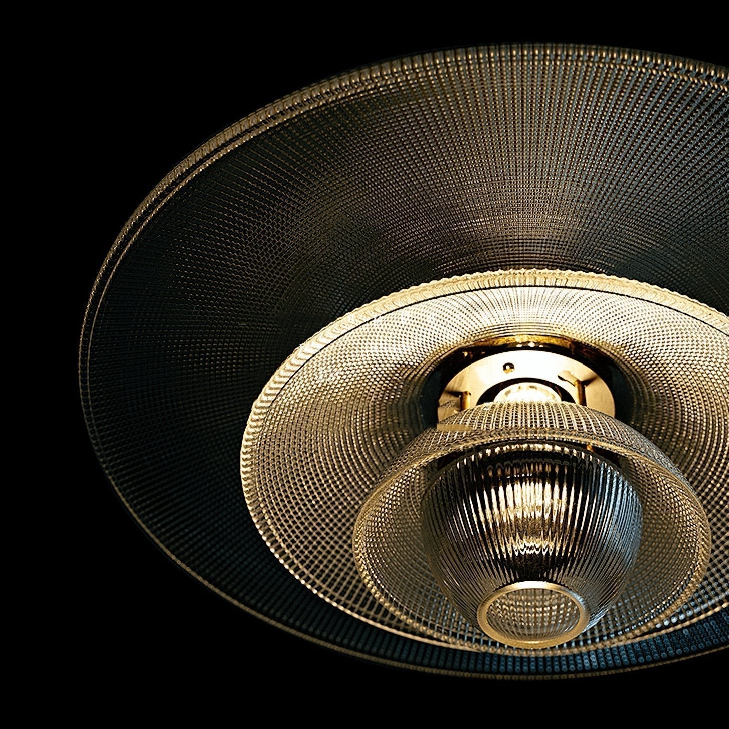 Grid Glass Pendant Light - Letslighting