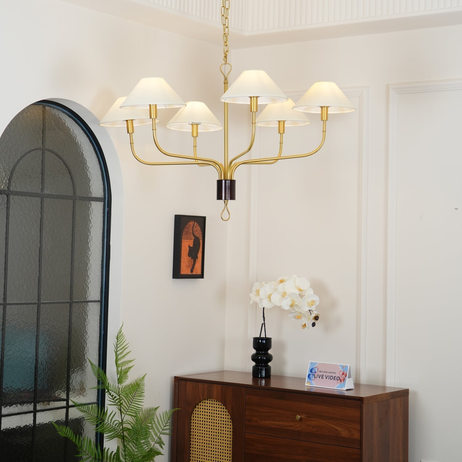 Regal Classic Brass Tail Chandelier - Letslighting