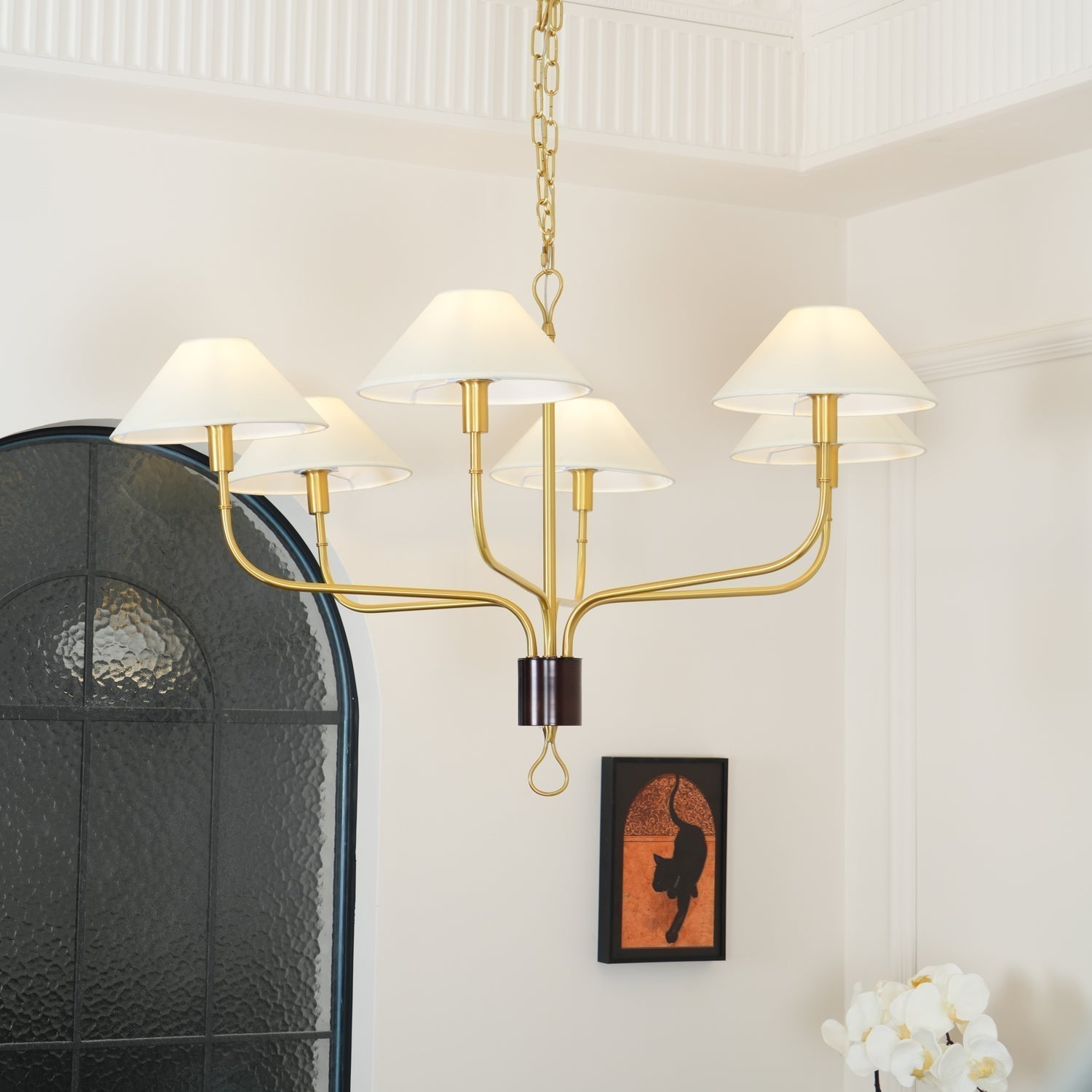 Regal Classic Brass Tail Chandelier - Letslighting