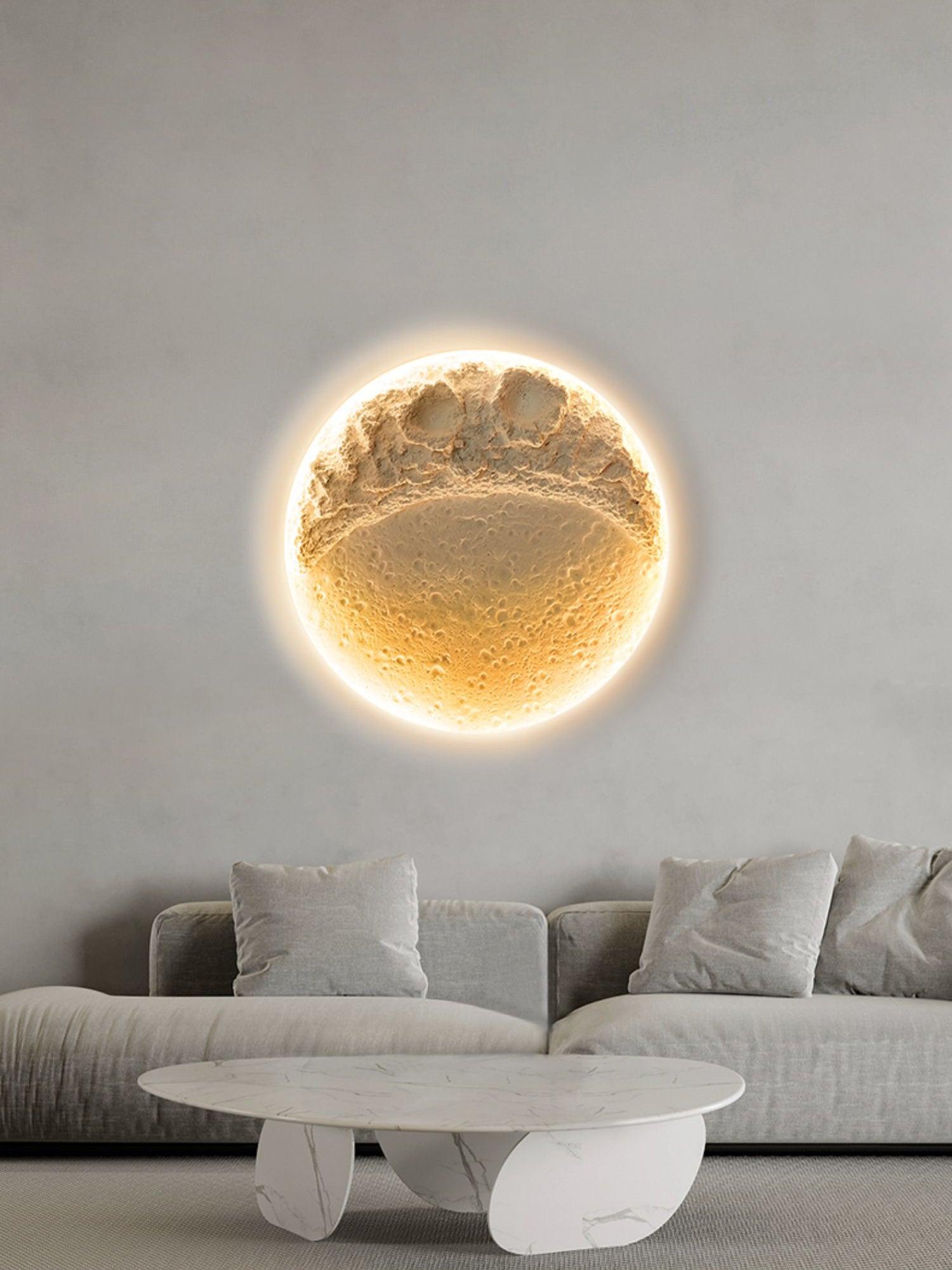 Gypsum Moon Wall Lamp - Letslighting