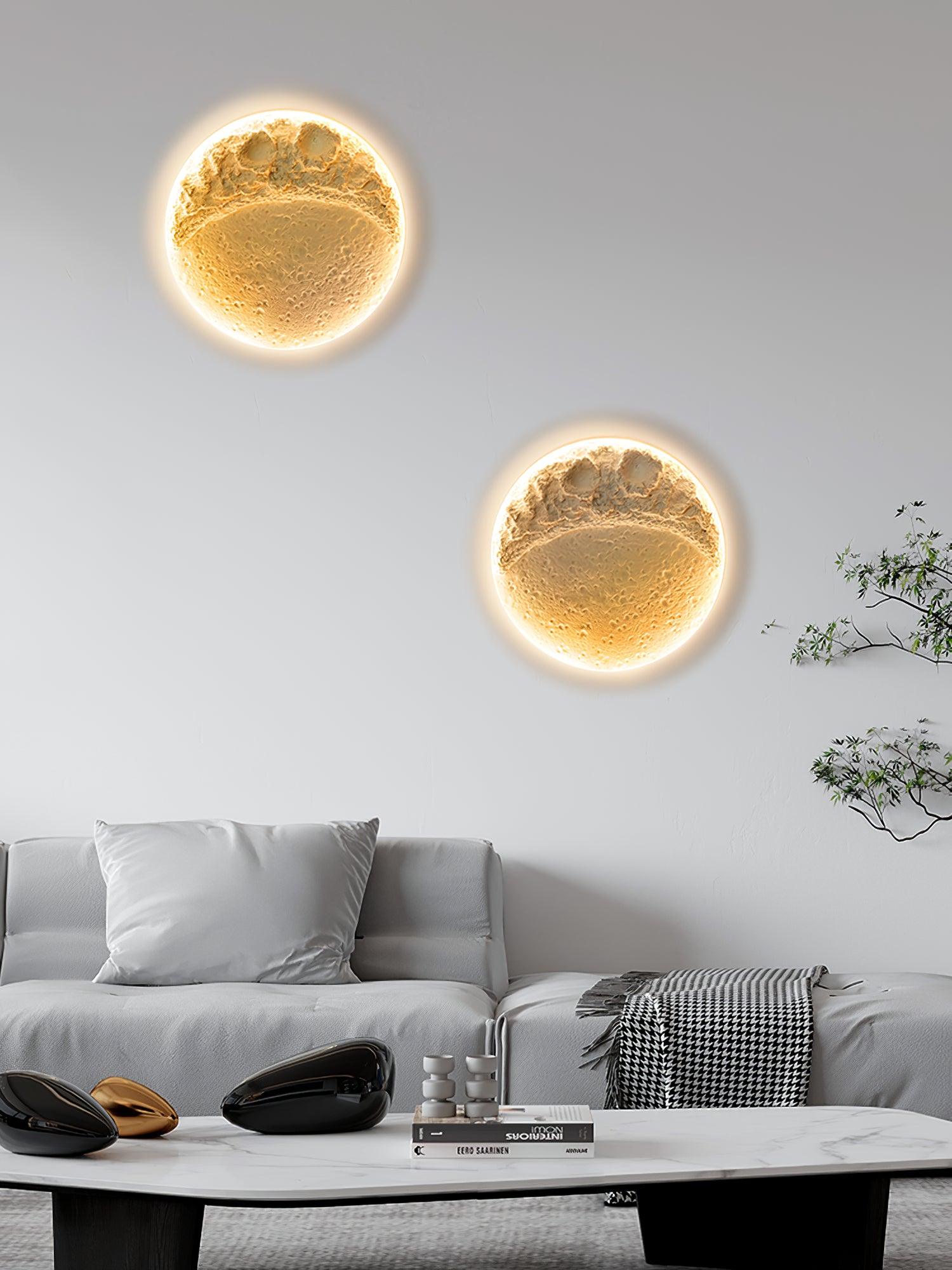 Gypsum Moon Wall Lamp - Letslighting