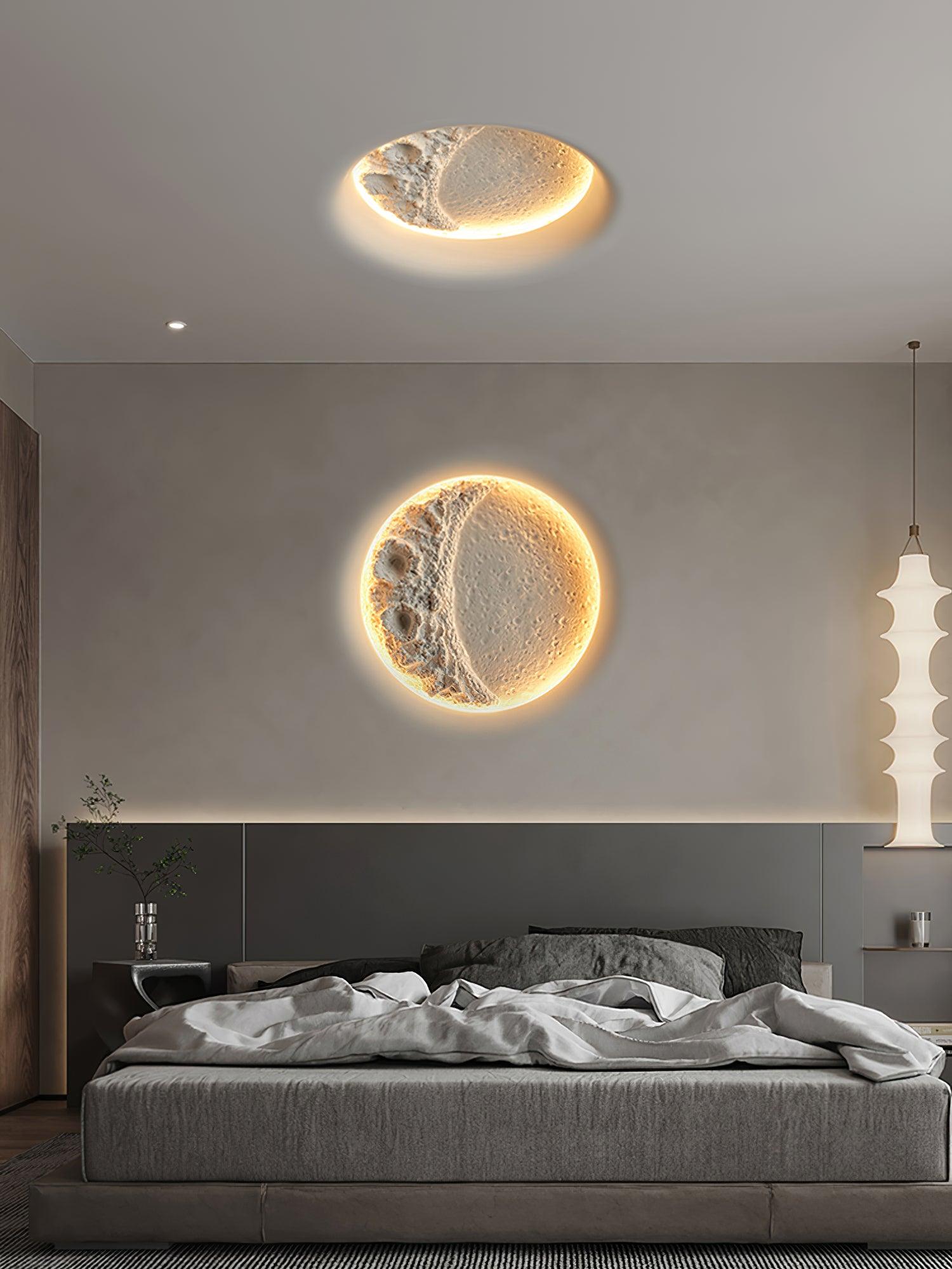 Gypsum Moon Wall Lamp - Letslighting