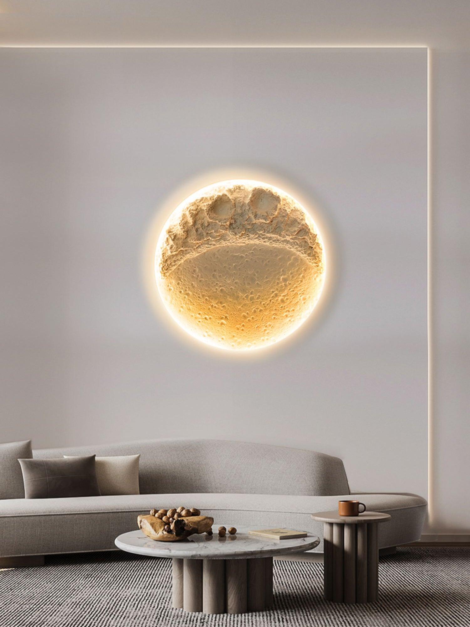 Gypsum Moon Wall Lamp - Letslighting