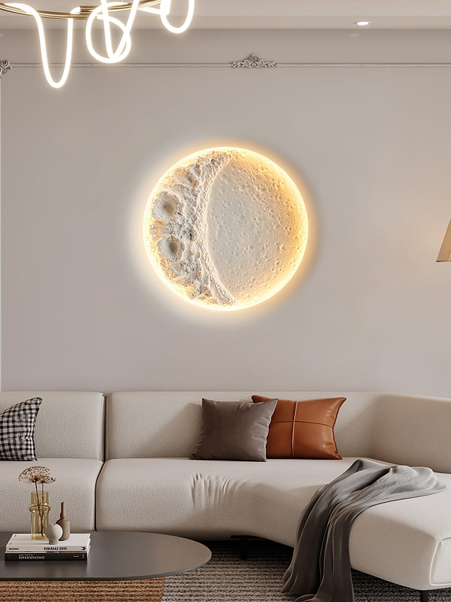 Gypsum Moon Wall Lamp - Letslighting