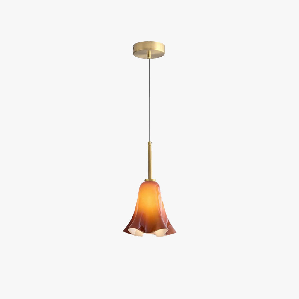 Arisha Vintage Sencillo Lámpara Colgante Metal Vidrio Dormitorio Salón