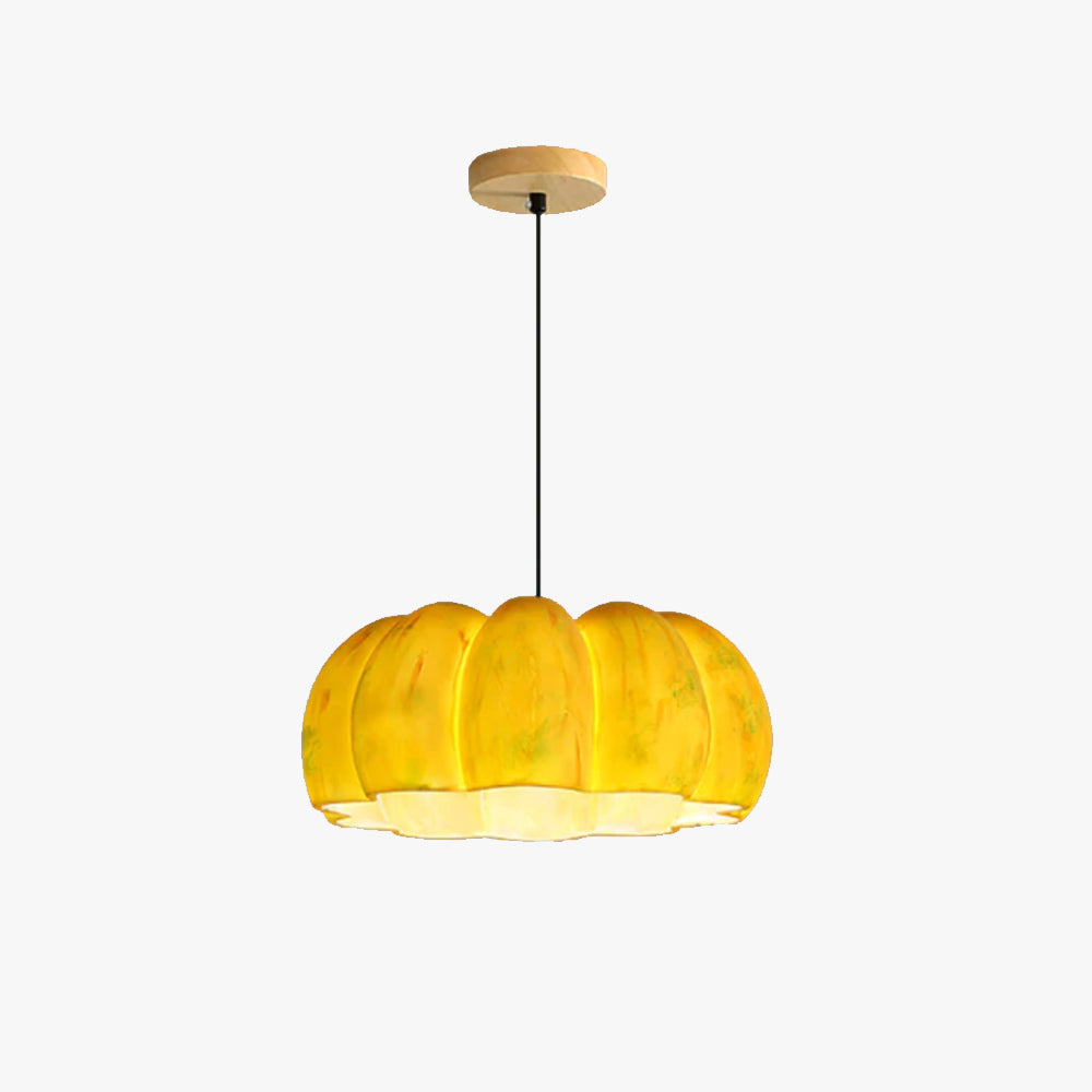 Arisha Calabaza Lámpara Colgante Resina Dormitorio Comedor