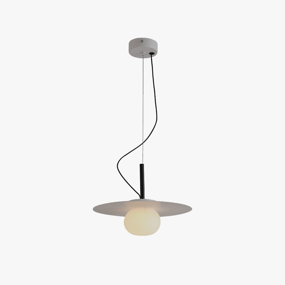 Arisha Minimalista Lámpara Colgante Metal Vidrio Comedor Estudio