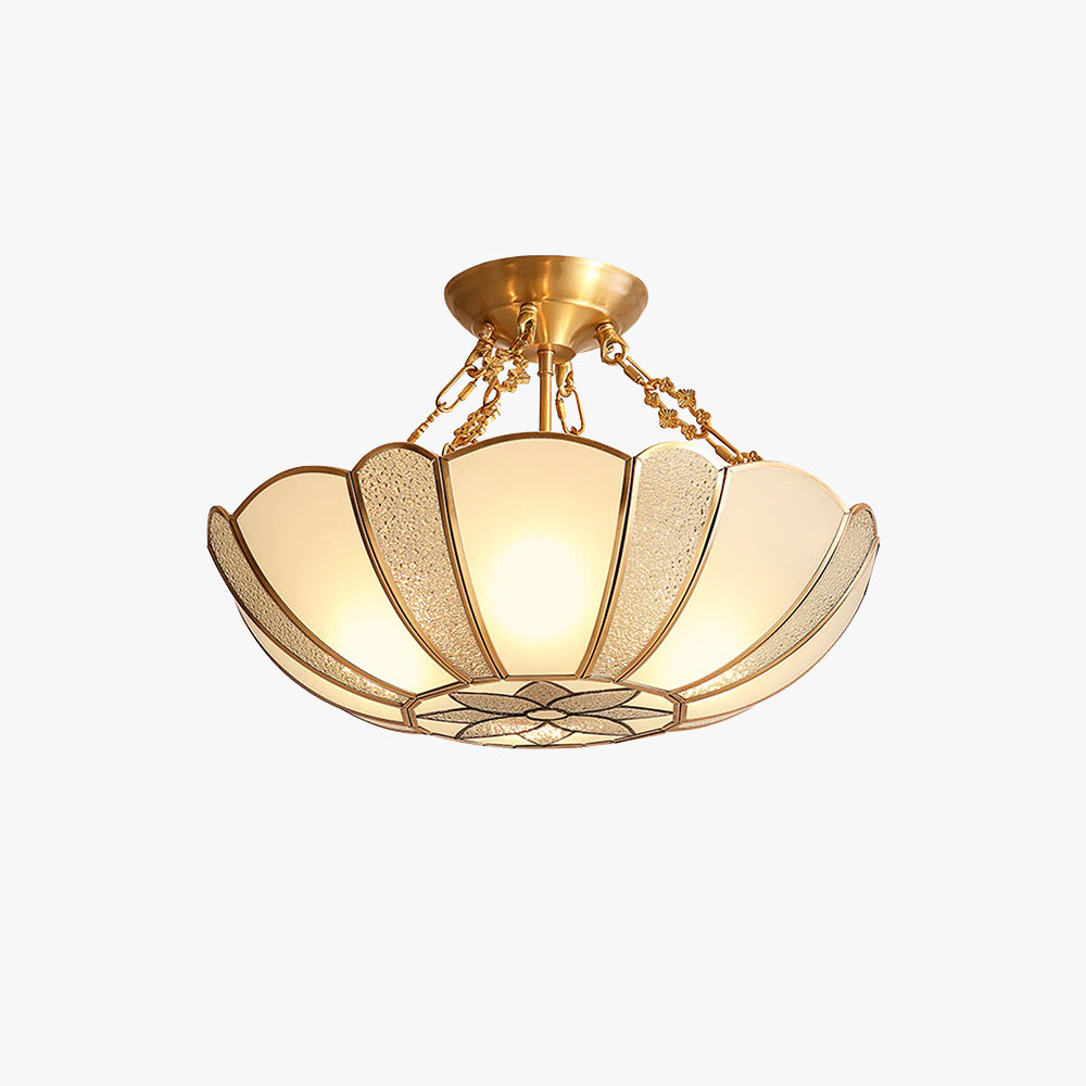 Silva Retro Flor Plafón Lámpara de Techo Metal Vidrio Dormitorio