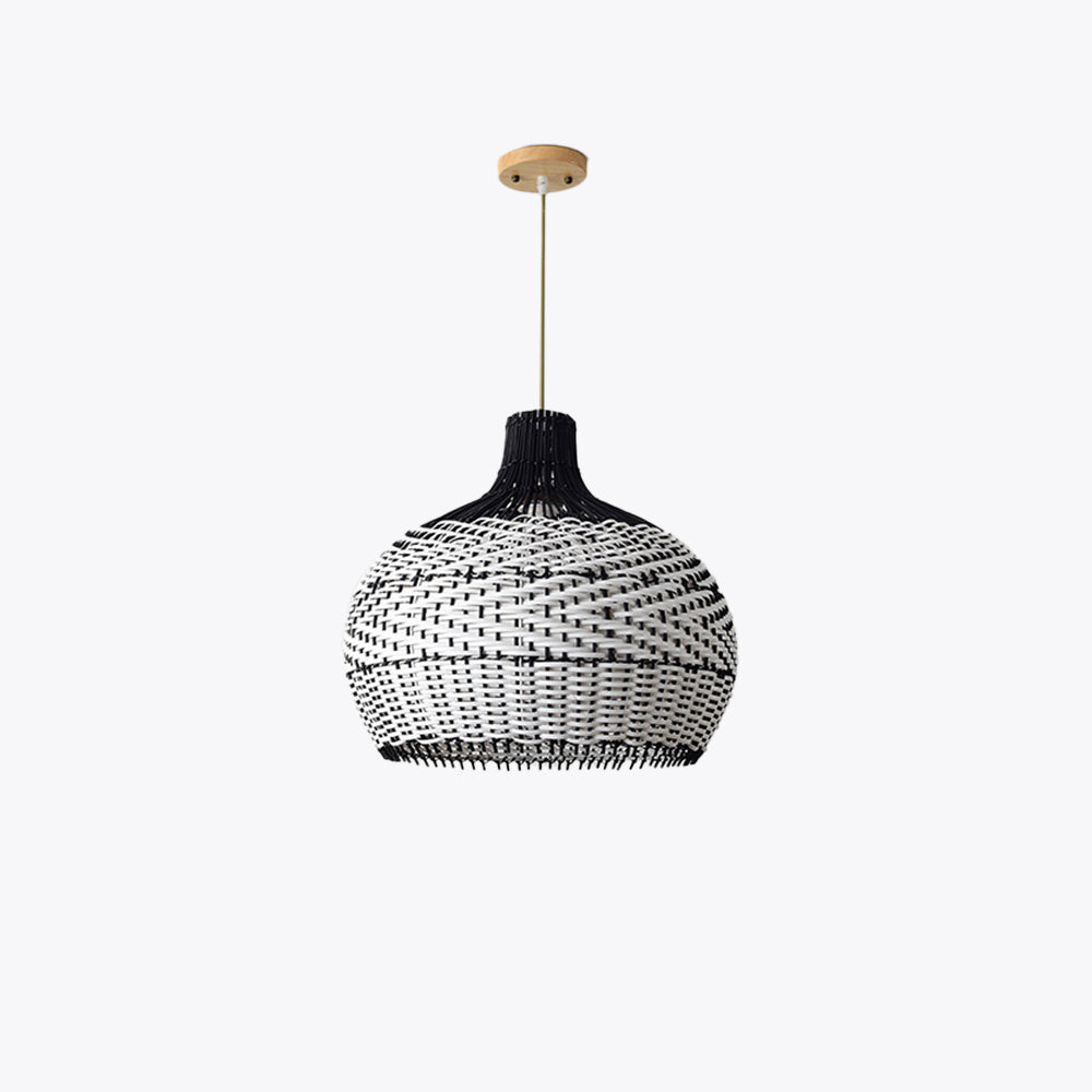 Ritta Moderno LED Lámpara Colgante Ratán Comedor/Salón