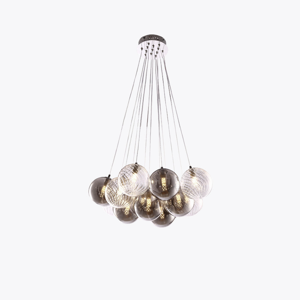 Valentina Moderna Lámpara Colgante Metal/Vidrio Salón/ Comedor