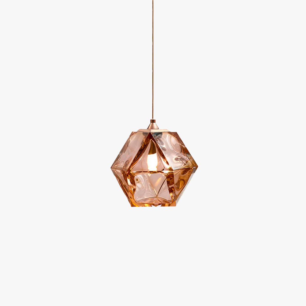Valentina Poliedro LED Lámpara Colgante Metal/Vidrio Dormitorio/Cocina