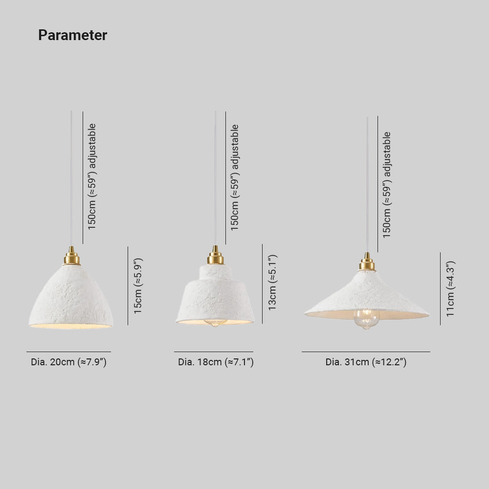 Aria Nórdico LED Lámpara Colgante Metal Dormitorio/ Salón