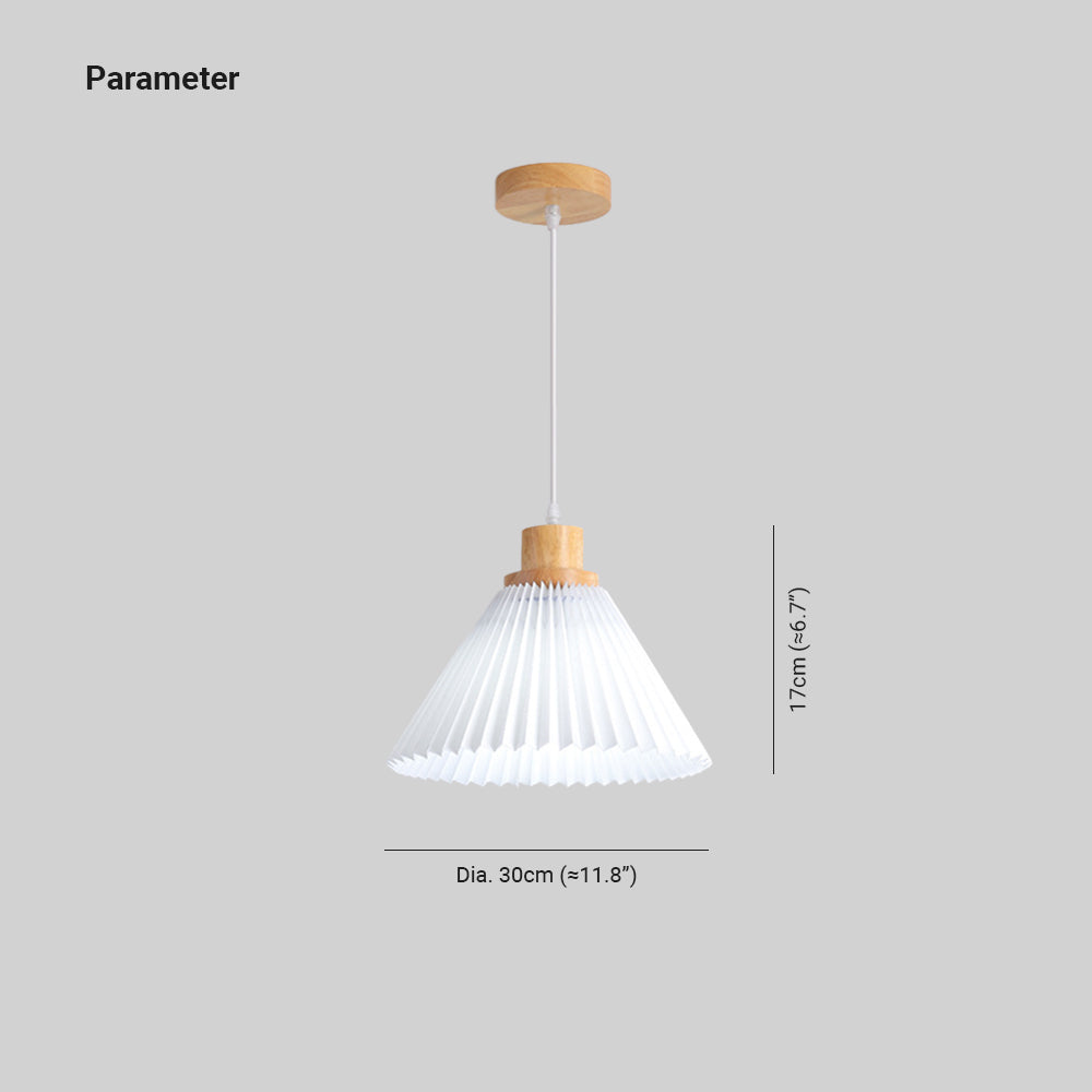Muto Diseño Lámpara Colgante Matera/Nuez Salón/Dormitorio