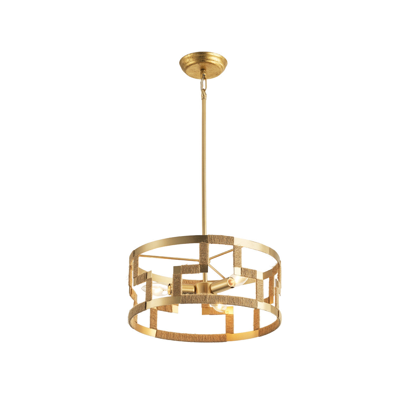 Syraeeth Individual Creativity Gold Metal Pendant Lamp - Lamp Copper
