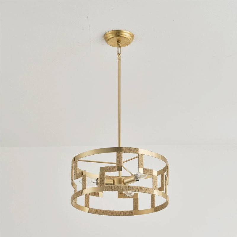 Syraeeth Individual Creativity Gold Metal Pendant Lamp - Lamp Copper