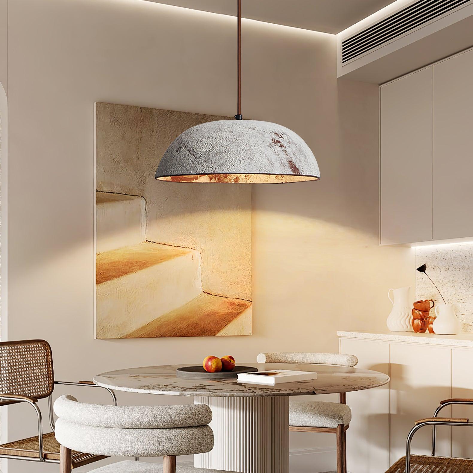 Half Dome Vintage Ceramic Pendant Lamp - Letslighting