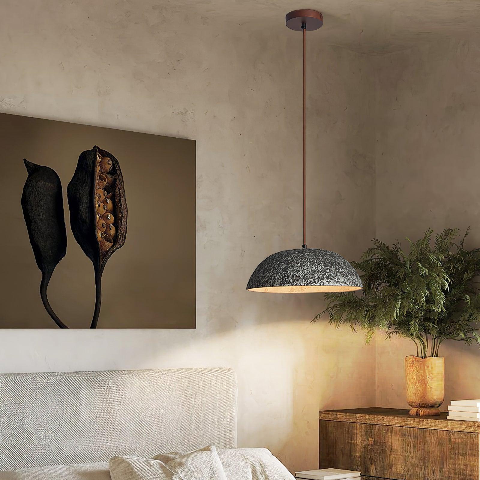 Half Dome Vintage Ceramic Pendant Lamp - Letslighting