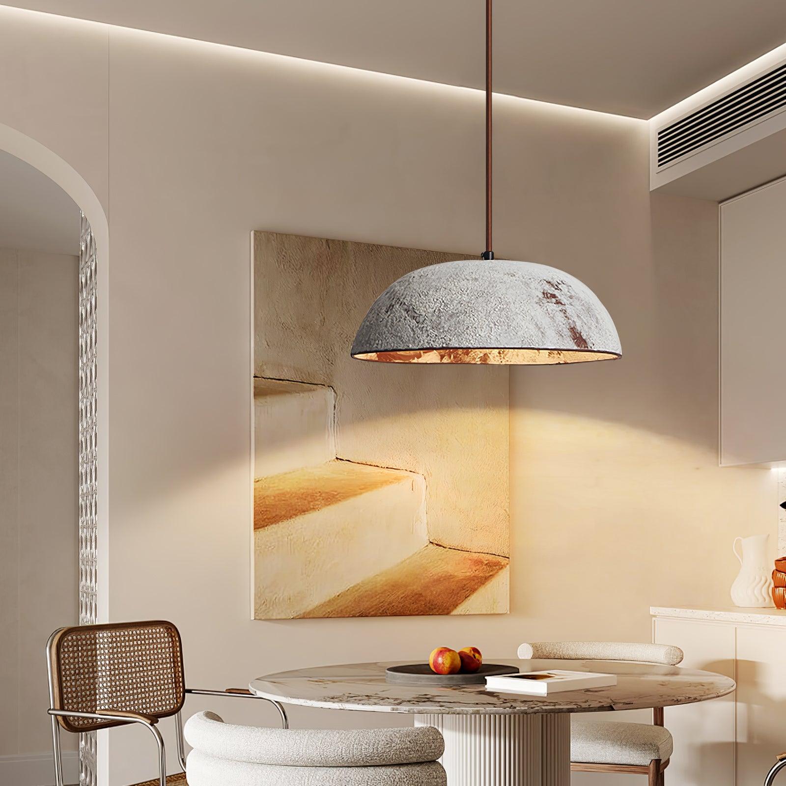Half Dome Vintage Ceramic Pendant Lamp - Letslighting