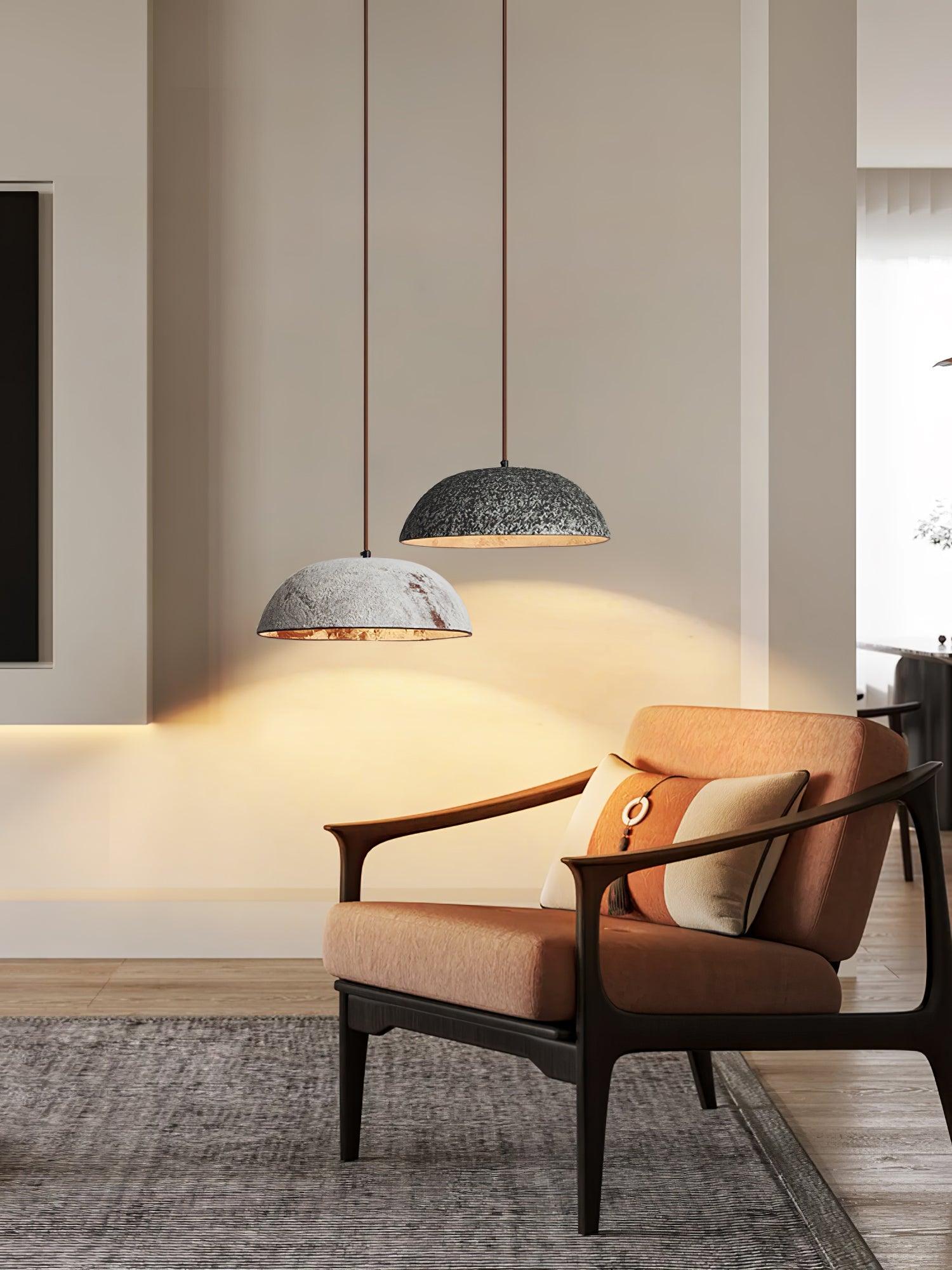 Half Dome Vintage Ceramic Pendant Lamp - Letslighting