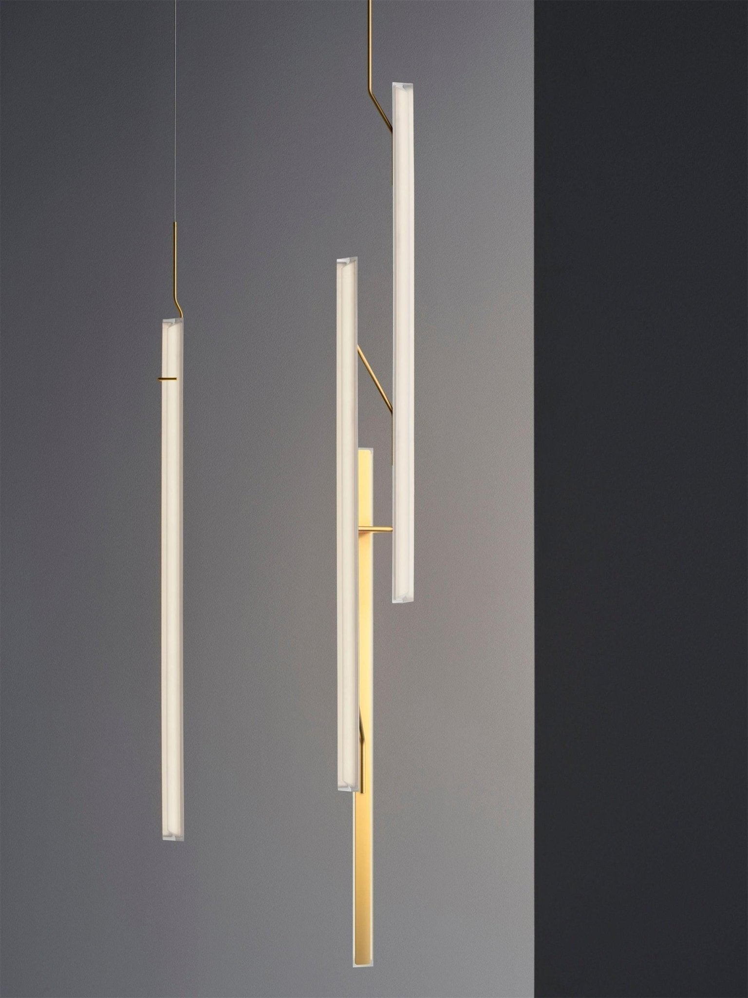 Halo Jewel Straight Pendant Light - Letslighting