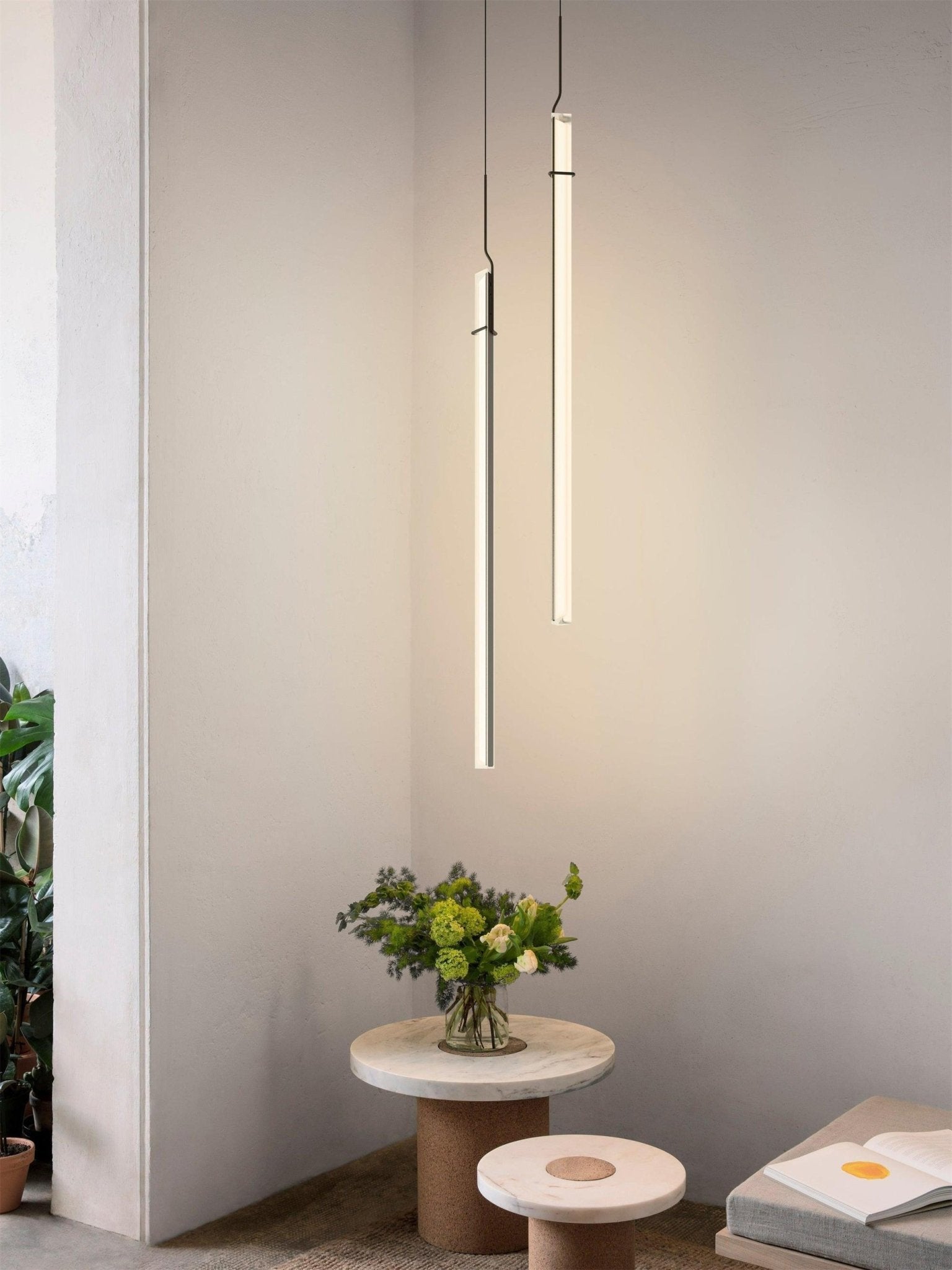 Halo Jewel Straight Pendant Light - Letslighting