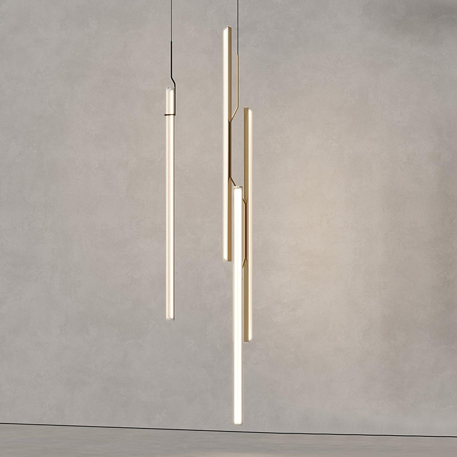 Halo Jewel Straight Pendant Light - Letslighting
