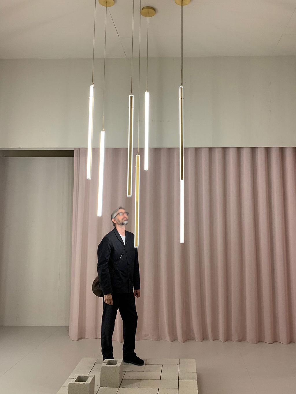 Halo Jewel Straight Pendant Light - Letslighting