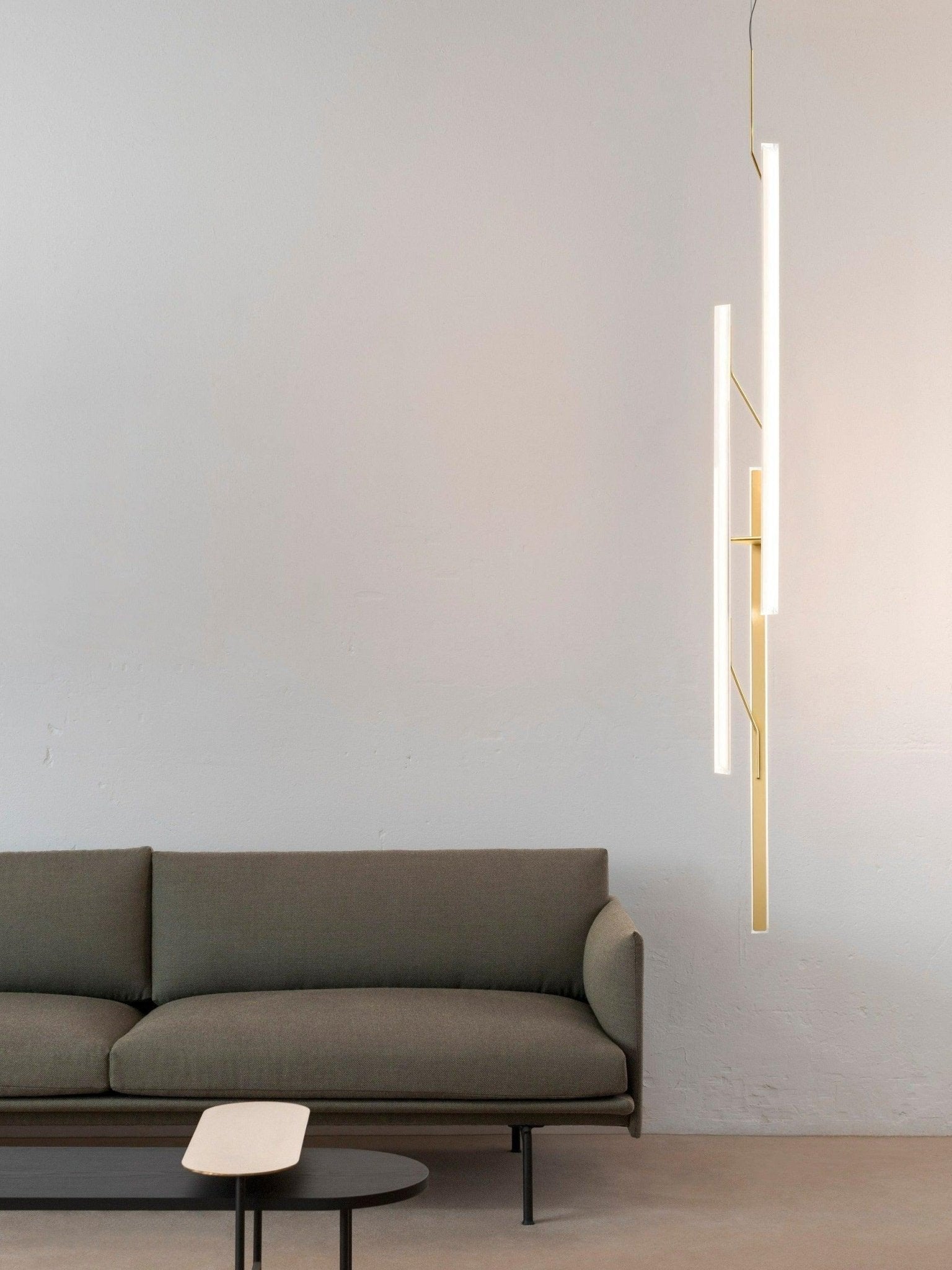Halo Jewel Straight Pendant Light - Letslighting