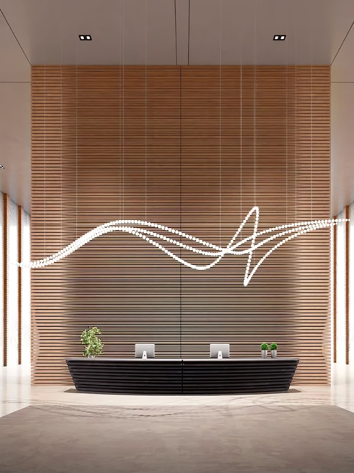 PearlCascade Glass Bead Chandelier - Letslighting