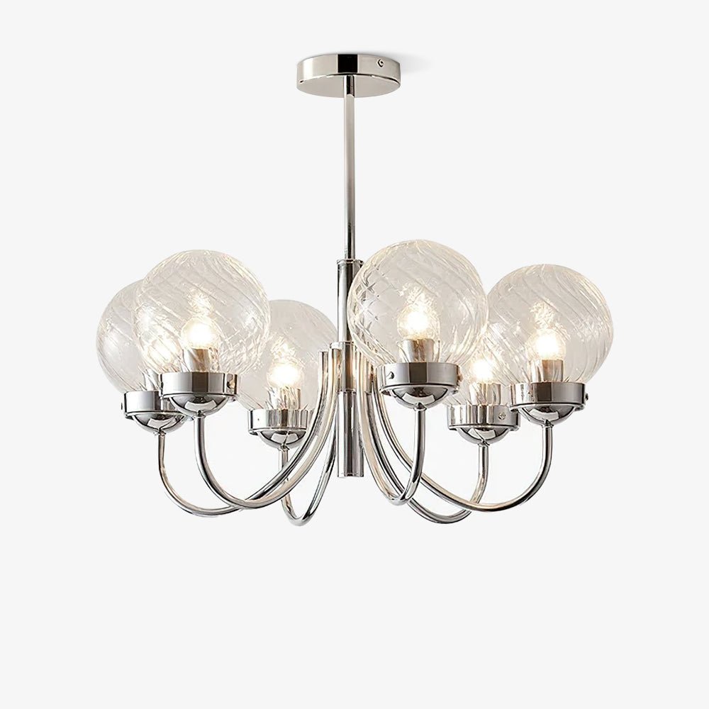 Armiriel Elegance Nordic Glass Metal Chandelier - Letslighting