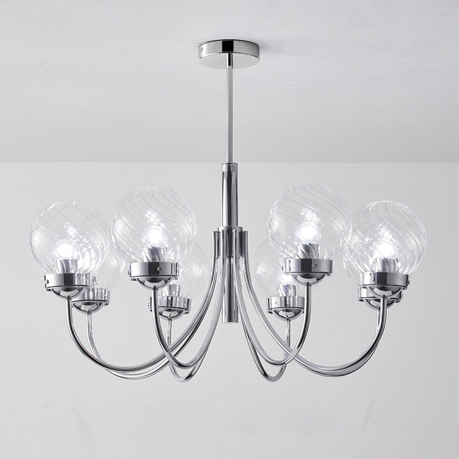 Armiriel Elegance Nordic Glass Metal Chandelier - Letslighting