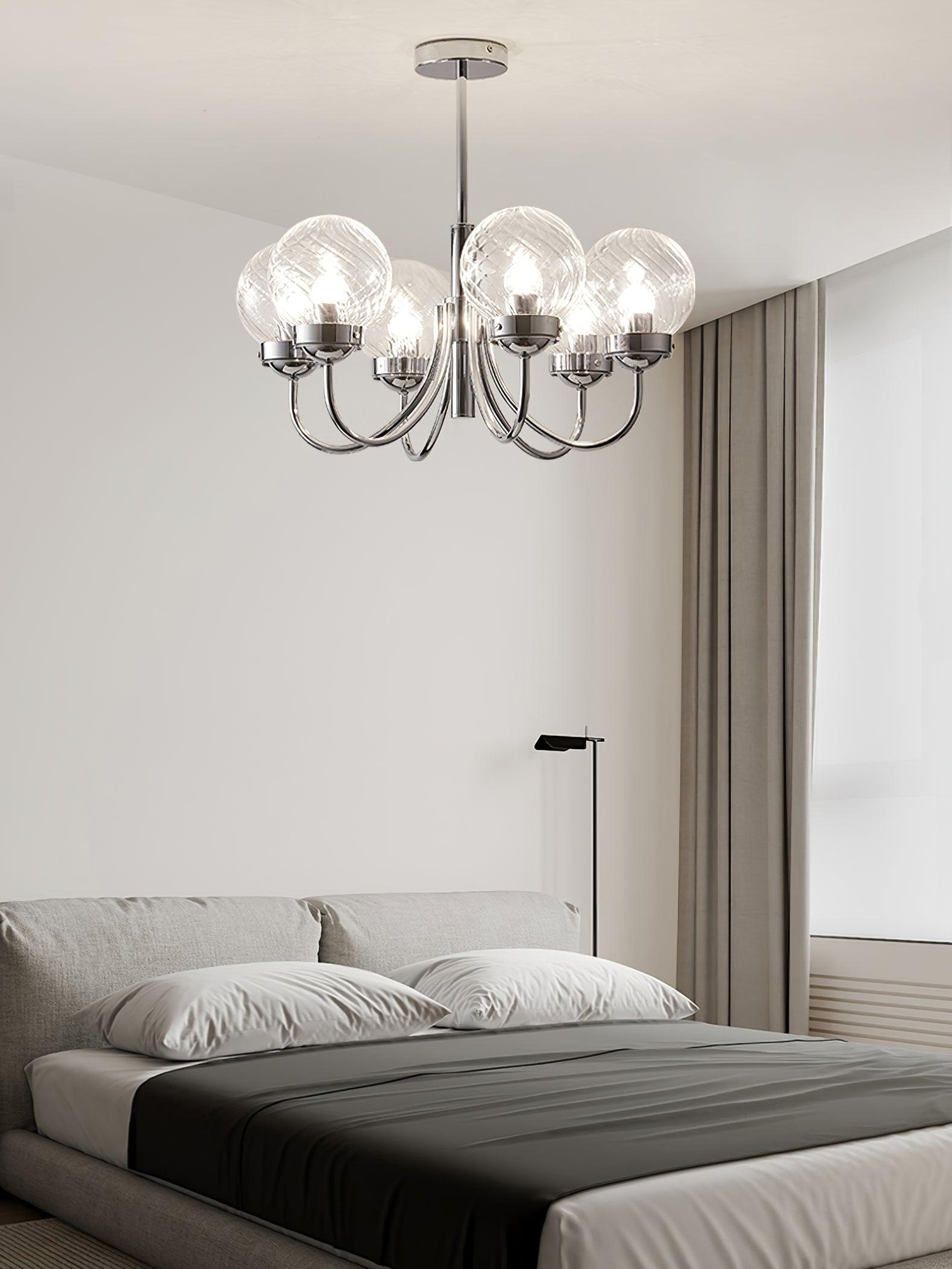 Armiriel Elegance Nordic Glass Metal Chandelier - Letslighting