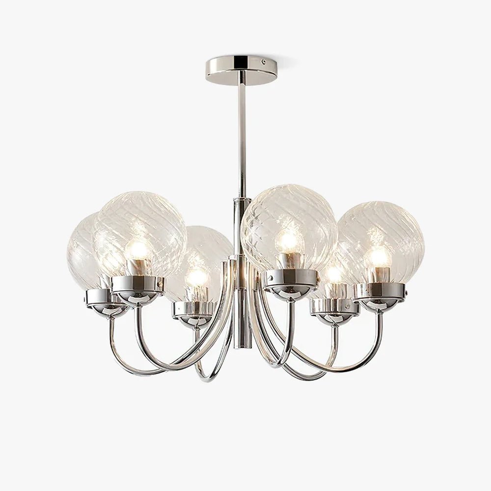 Armiriel Elegance Nordic Glass Metal Chandelier - Letslighting