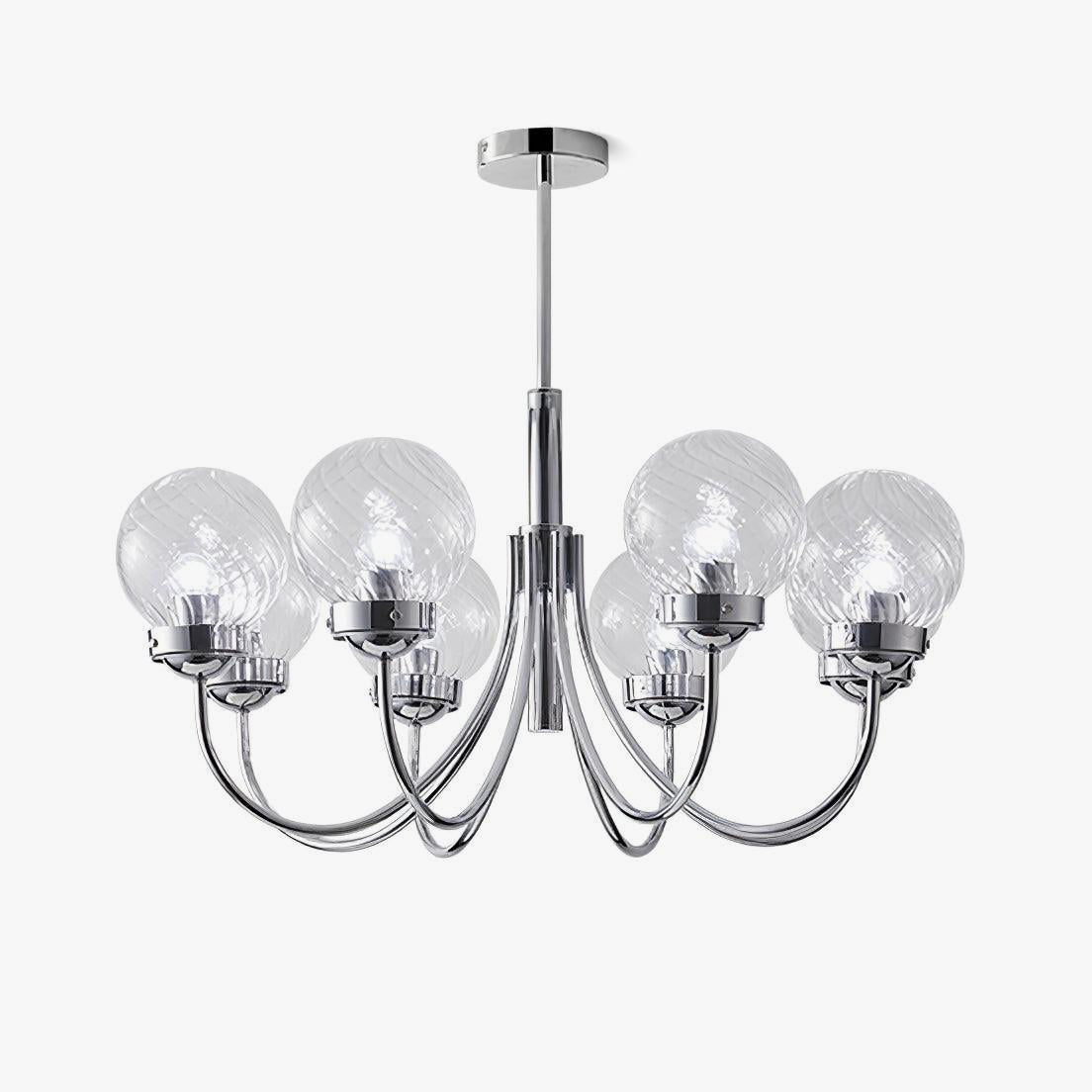 Armiriel Elegance Nordic Glass Metal Chandelier - Letslighting