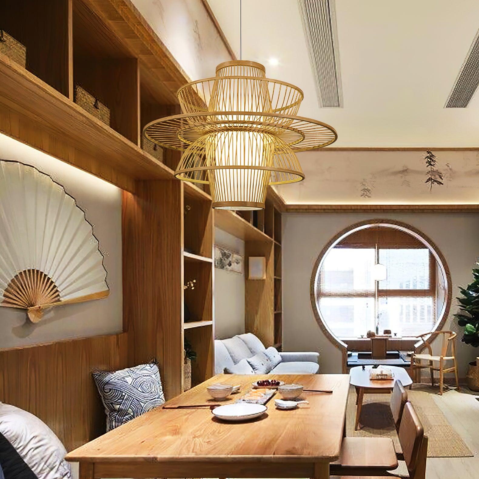 Handmade Sigyn Bamboo Pendant Lamp - Letslighting