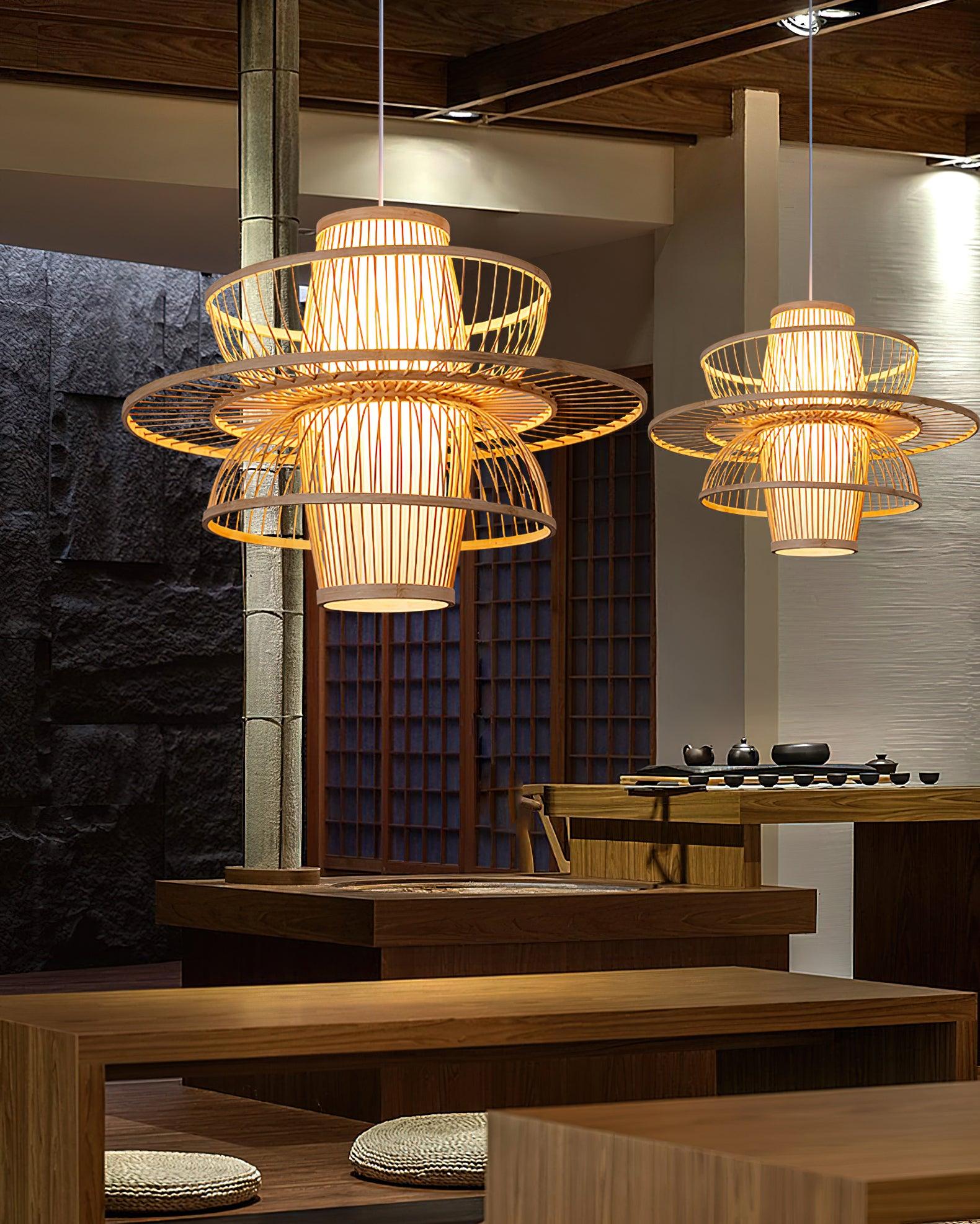 Handmade Sigyn Bamboo Pendant Lamp - Letslighting