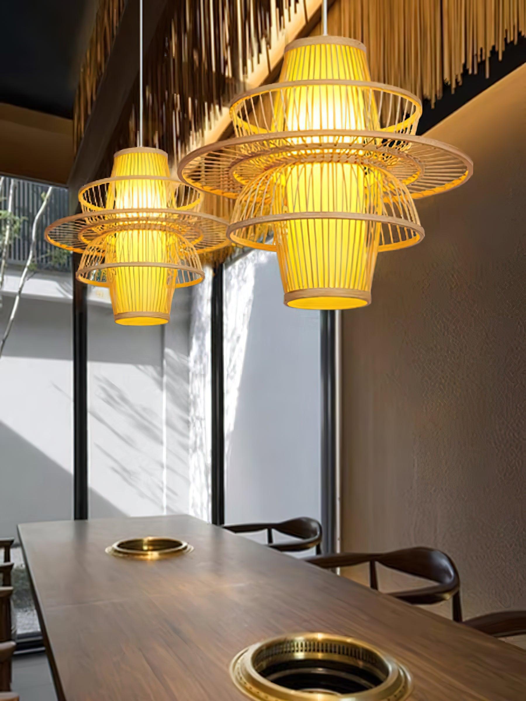 Handmade Sigyn Bamboo Pendant Lamp - Letslighting