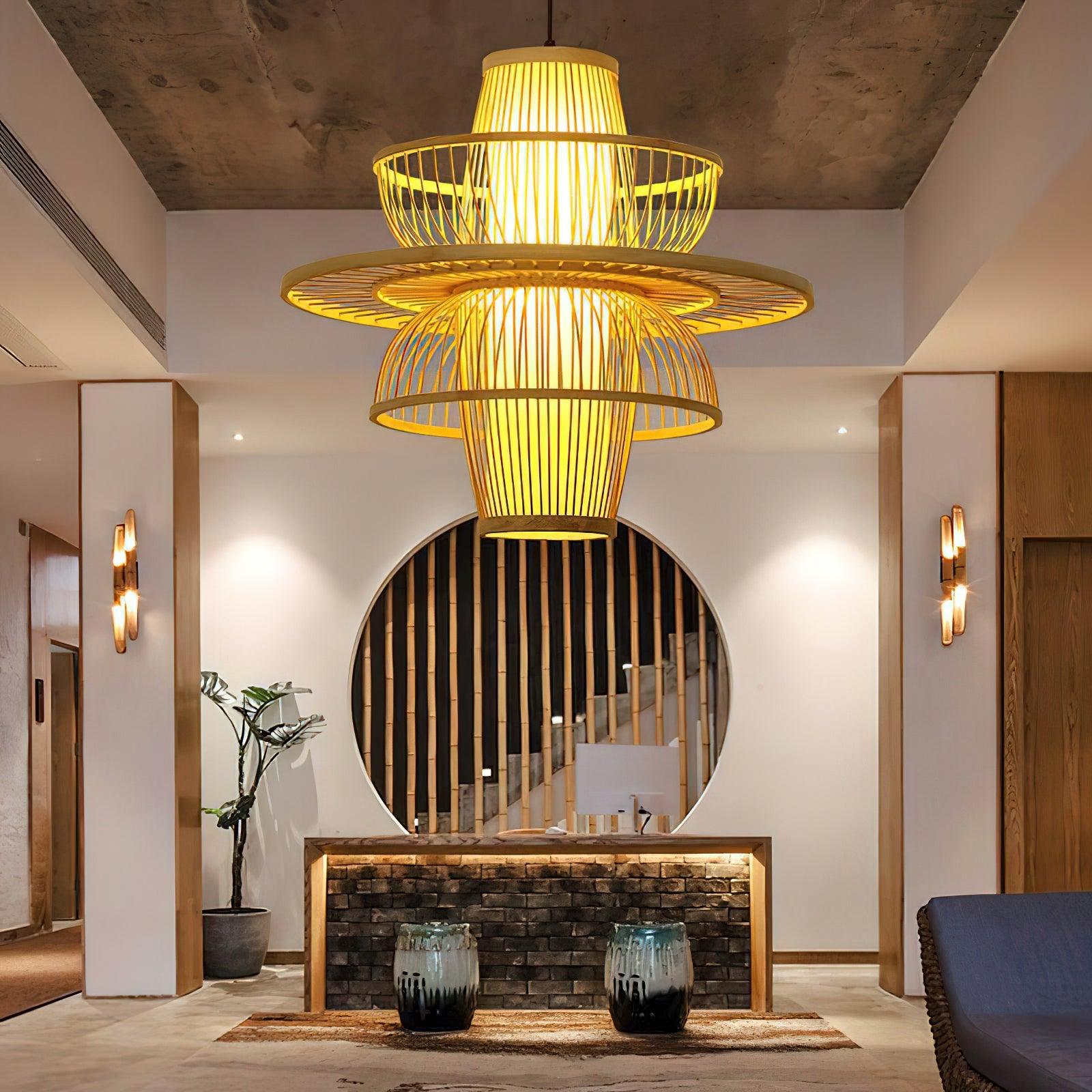 Handmade Sigyn Bamboo Pendant Lamp - Letslighting