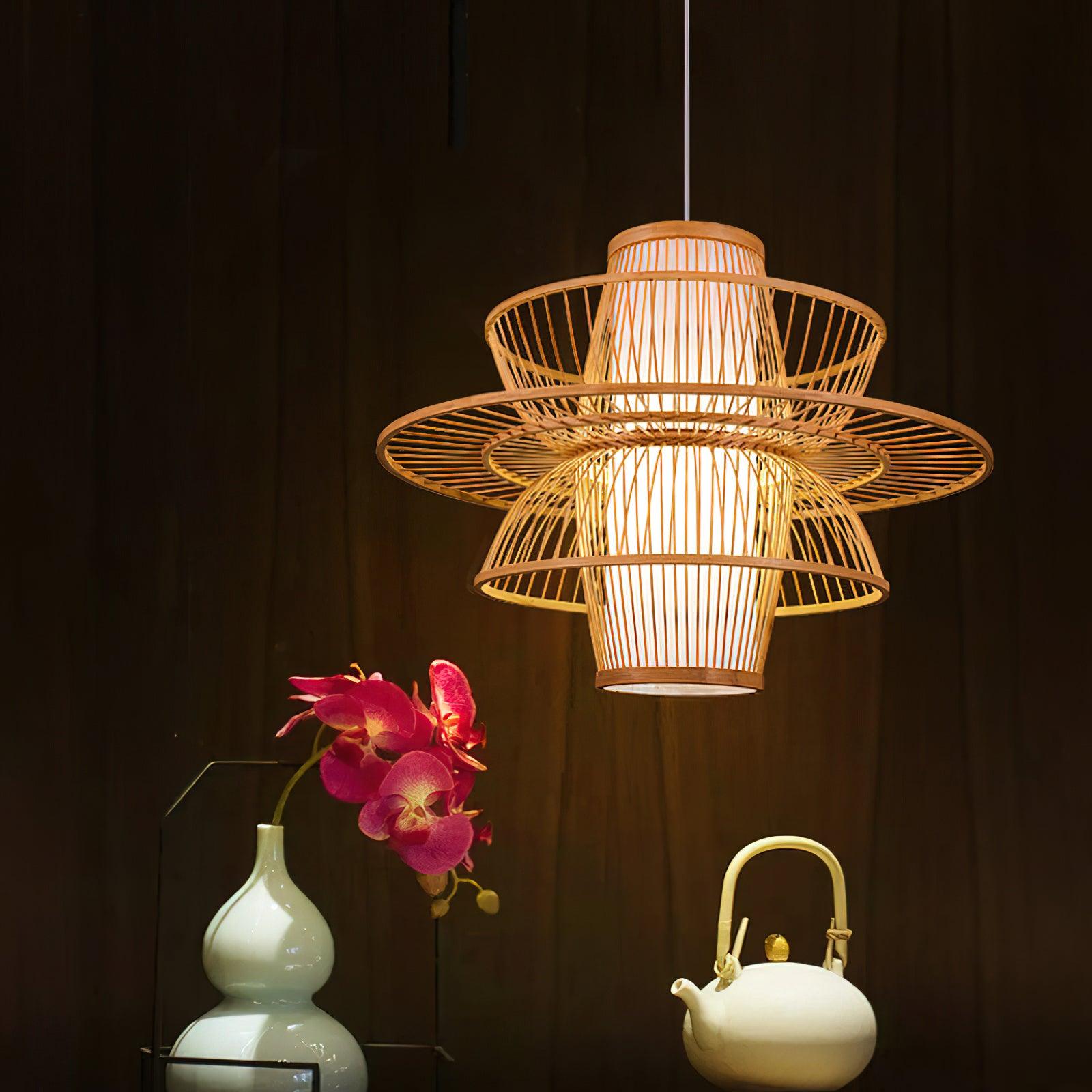 Handmade Sigyn Bamboo Pendant Lamp - Letslighting