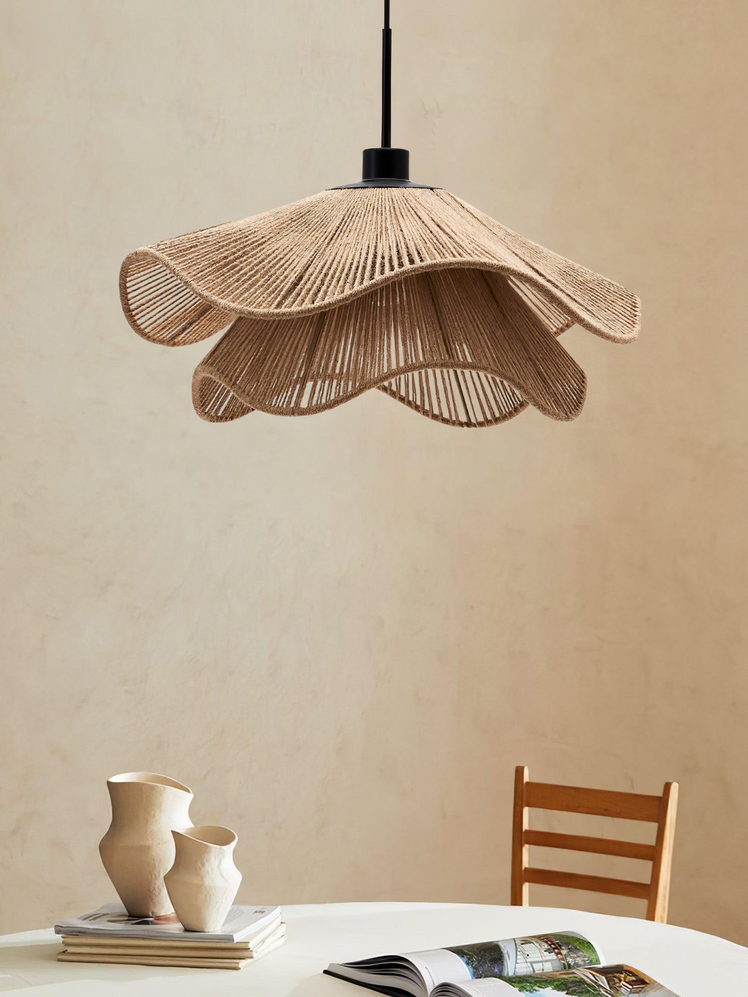Handmade Straw Hat Pendant Lamp - Letslighting