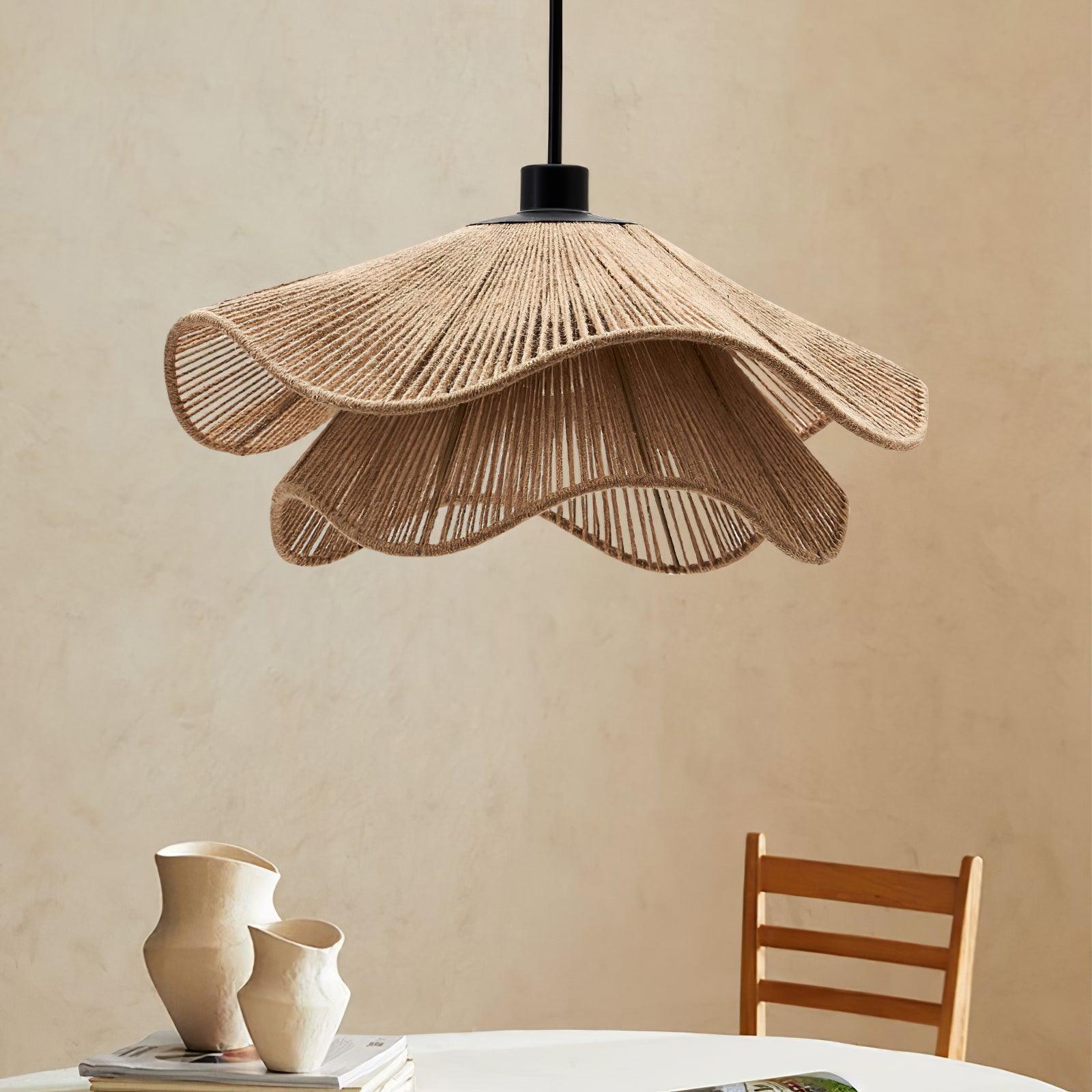 Handmade Straw Hat Pendant Lamp - Letslighting