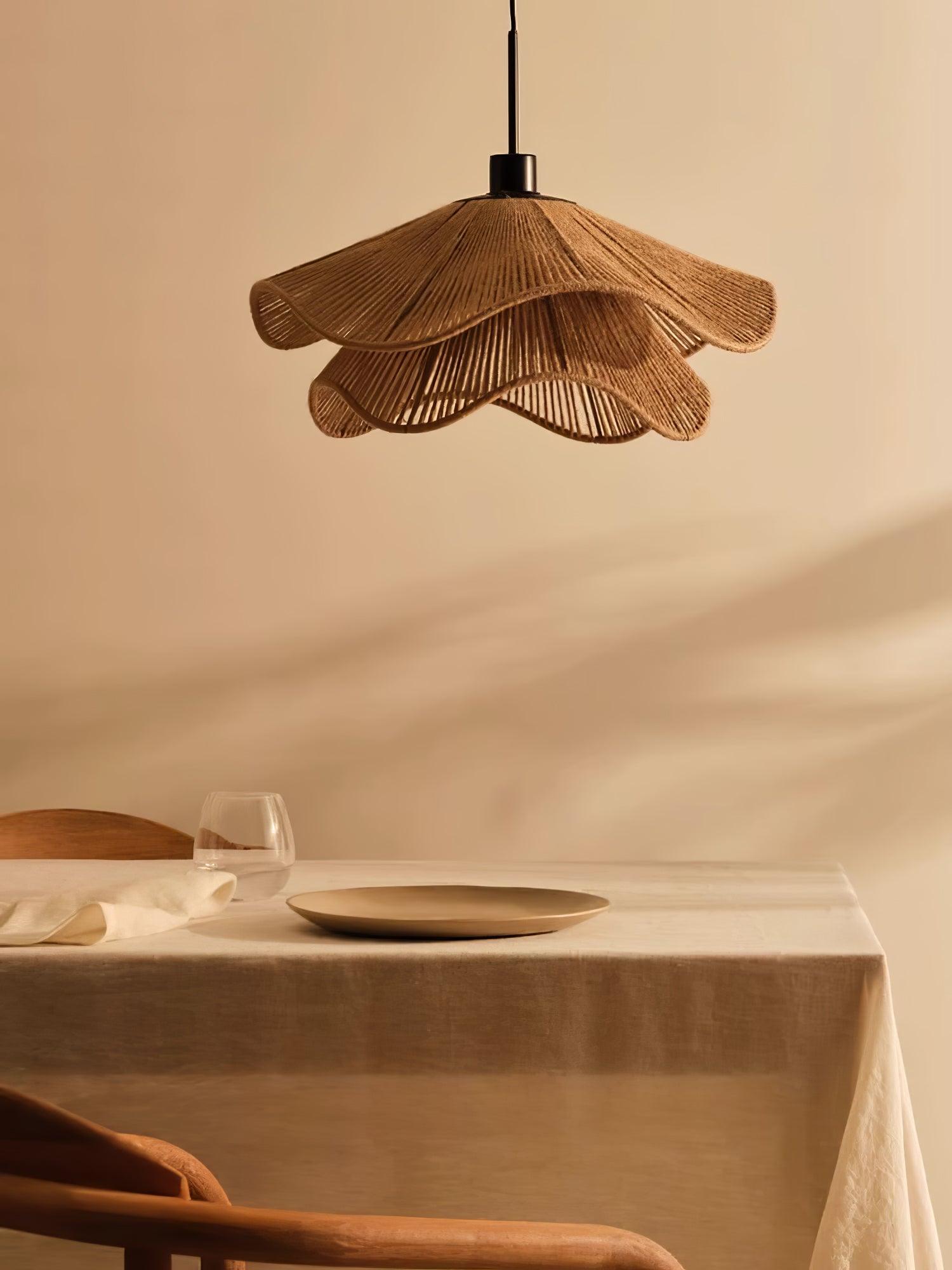 Handmade Straw Hat Pendant Lamp - Letslighting