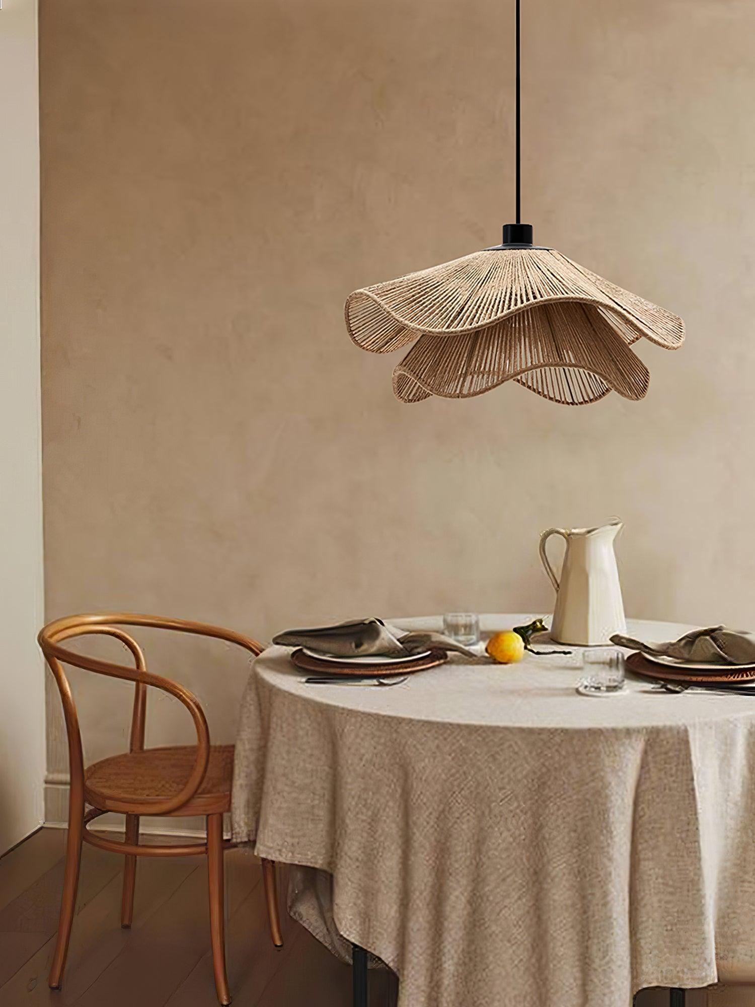 Handmade Straw Hat Pendant Lamp - Letslighting