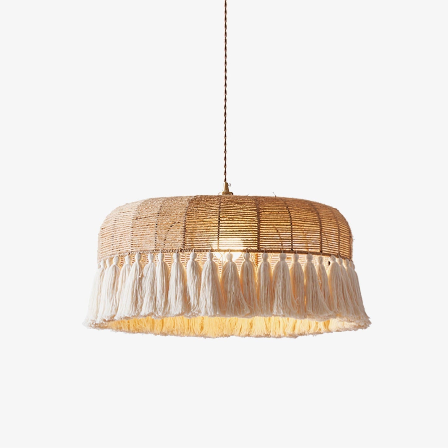 Handwoven Jute Pendant Light - Letslighting